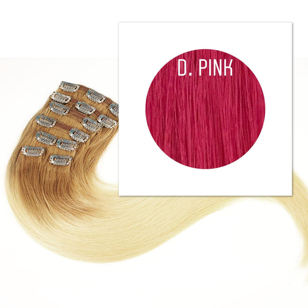 Clips and Ponytail Color D.Pink GVA hair - GVA hair