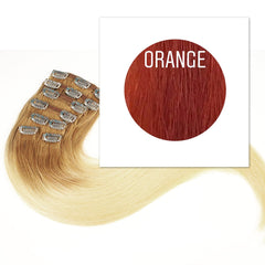 Clips and Ponytail Color Orange GVA hair - GVA hair