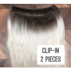 Clips and Ponytail Ambre 8 and 14 Color GVA hair - GVA hair